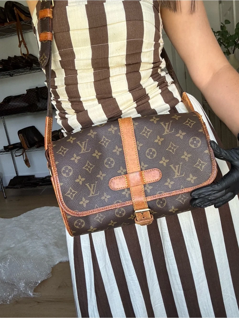 ✅AUTH✅LOUIS VUITTON MARNE CROSSBODY BAG